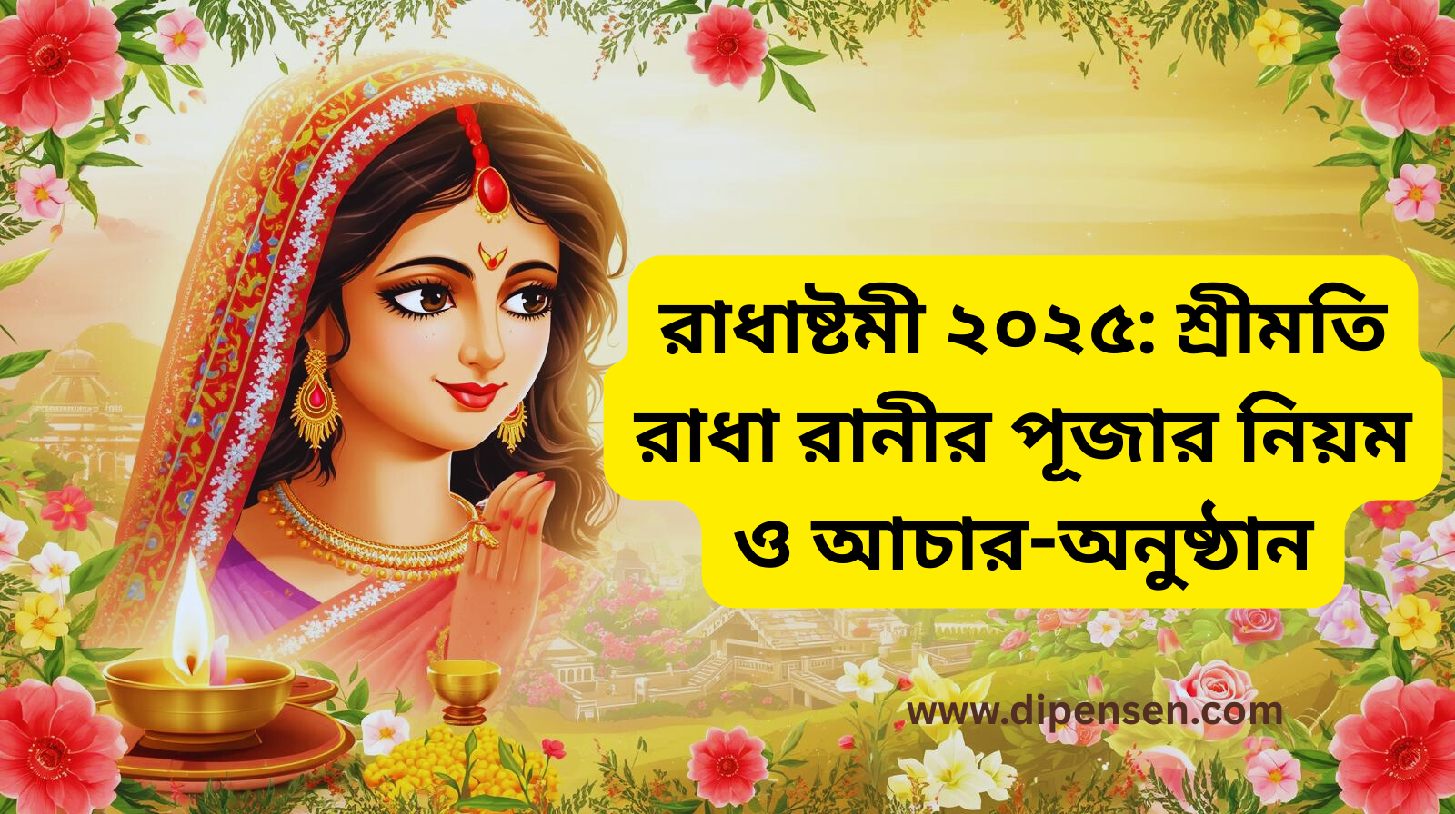 রাধাষ্টমী ২০২৫ শ্রীমতি রাধা রানীর পূজার নিয়ম ও আচার-অনুষ্ঠান